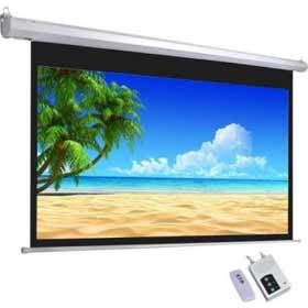 Ceiling or Wall Mounted Electric Projection Screen