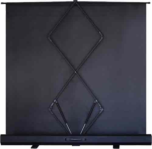 Portable Pull Up Projection Screen - Backside