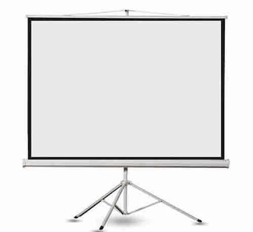 Portable Tripod Projection Screen for Mobile Use
